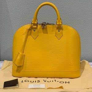 Louis Vuitton Alma PM EPI Citron